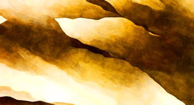 Soyut suluboya sanat eserleri. Fırça boyalı dijital resim. Renkli yaratıcı suluboya çizimi.