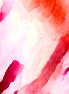 Soyut suluboya sanat eserleri. Fırça boyalı dijital resim. Renkli yaratıcı suluboya çizimi.