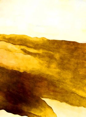 Soyut suluboya sanat eserleri. Fırça boyalı dijital resim. Renkli yaratıcı suluboya çizimi.