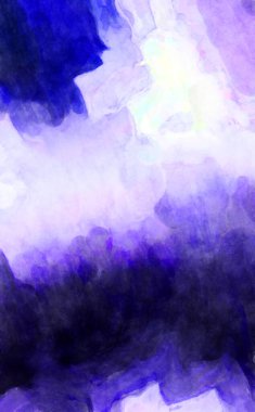 Soyut suluboya sanat eserleri. Fırça boyalı dijital resim. Renkli yaratıcı suluboya çizimi.