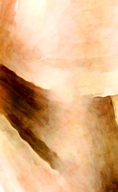 Soyut suluboya sanat eserleri. Fırça boyalı dijital resim. Renkli yaratıcı suluboya çizimi.