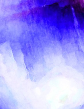 Soyut suluboya sanat eserleri. Fırça boyalı dijital resim. Renkli yaratıcı suluboya çizimi.