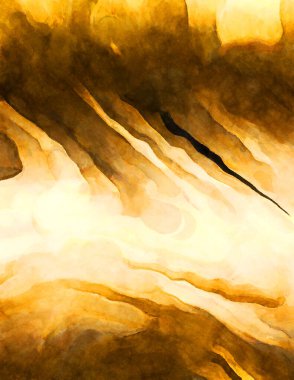 Soyut suluboya sanat eserleri. Fırça boyalı dijital resim. Renkli yaratıcı suluboya çizimi.