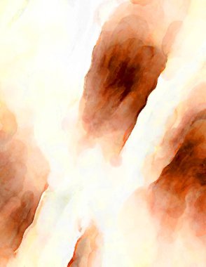 Soyut suluboya sanat eserleri. Fırça boyalı dijital resim. Renkli yaratıcı suluboya çizimi.