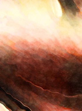 Soyut suluboya sanat eserleri. Fırça boyalı dijital resim. Renkli yaratıcı suluboya çizimi.