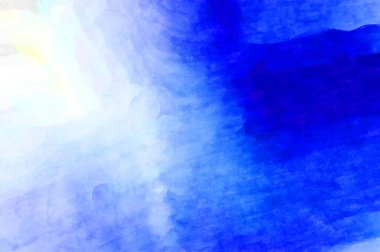 Soyut suluboya sanat eserleri. Fırça boyalı dijital resim. Renkli yaratıcı suluboya çizimi.