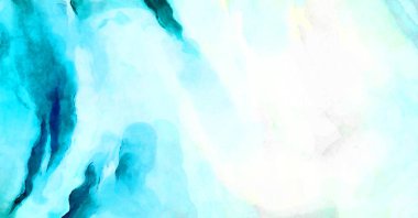 Soyut suluboya sanat eserleri. Fırça boyalı dijital resim. Renkli yaratıcı suluboya çizimi.