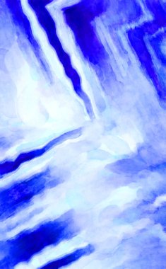 Soyut suluboya sanat eserleri. Fırça boyalı dijital resim. Renkli yaratıcı suluboya çizimi.