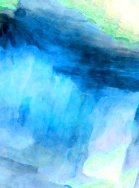 Soyut suluboya sanat eserleri. Fırça boyalı dijital resim. Renkli yaratıcı suluboya çizimi.