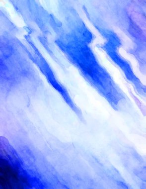 Soyut suluboya sanat eserleri. Fırça boyalı dijital resim. Renkli yaratıcı suluboya çizimi.