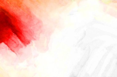 Soyut suluboya sanat eserleri. Fırça boyalı dijital resim. Renkli yaratıcı suluboya çizimi.