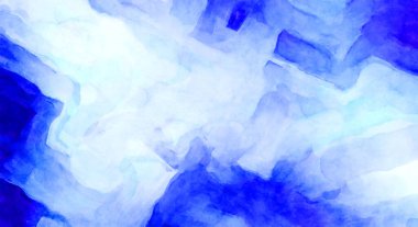 Soyut suluboya sanat eserleri. Fırça boyalı dijital resim. Renkli yaratıcı suluboya çizimi.