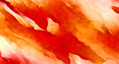 Soyut suluboya sanat eserleri. Fırça boyalı dijital resim. Renkli yaratıcı suluboya çizimi.