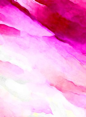 Soyut suluboya sanat eserleri. Fırça boyalı dijital resim. Renkli yaratıcı suluboya çizimi.