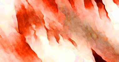 Soyut suluboya sanat eserleri. Fırça boyalı dijital resim. Renkli yaratıcı suluboya çizimi.