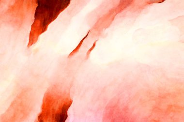 Soyut suluboya sanat eserleri. Fırça boyalı dijital resim. Renkli yaratıcı suluboya çizimi.