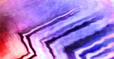 Soyut suluboya sanat eserleri. Fırça boyalı dijital resim. Renkli yaratıcı suluboya çizimi.