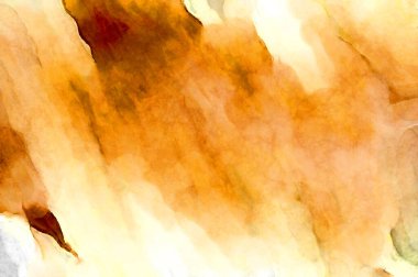 Soyut suluboya sanat eserleri. Fırça boyalı dijital resim. Renkli yaratıcı suluboya çizimi.