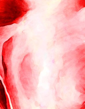 Soyut suluboya sanat eserleri. Fırça boyalı dijital resim. Renkli yaratıcı suluboya çizimi.