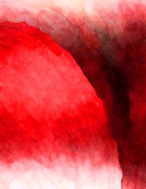 Soyut suluboya sanat eserleri. Fırça boyalı dijital resim. Renkli yaratıcı suluboya çizimi.