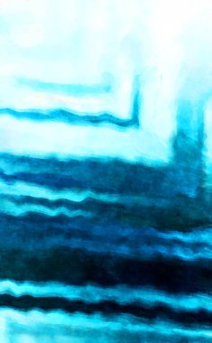 Soyut suluboya sanat eserleri. Fırça boyalı dijital resim. Renkli yaratıcı suluboya çizimi.