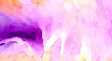 Soyut suluboya sanat eserleri. Fırça boyalı dijital resim. Renkli yaratıcı suluboya çizimi.