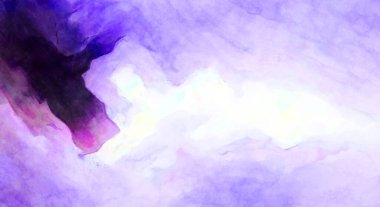 Soyut suluboya sanat eserleri. Fırça boyalı dijital resim. Renkli yaratıcı suluboya çizimi.