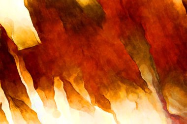 Soyut suluboya sanat eserleri. Fırça boyalı dijital resim. Renkli yaratıcı suluboya çizimi.