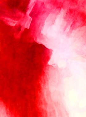 Soyut suluboya sanat eserleri. Fırça boyalı dijital resim. Renkli yaratıcı suluboya çizimi.