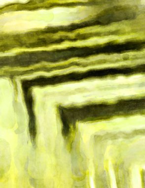 Soyut suluboya sanat eserleri. Fırça boyalı dijital resim. Renkli yaratıcı suluboya çizimi.