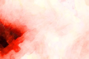 Soyut suluboya sanat eserleri. Fırça boyalı dijital resim. Renkli yaratıcı suluboya çizimi.