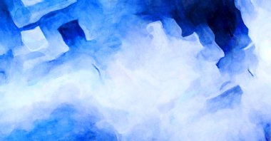 Soyut suluboya sanat eserleri. Fırça boyalı dijital resim. Renkli yaratıcı suluboya çizimi.