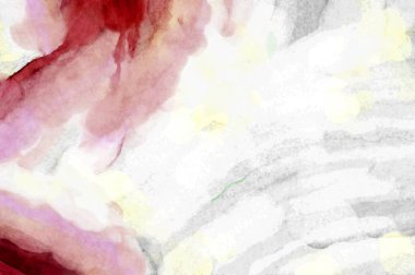 Soyut suluboya sanat eserleri. Fırça boyalı dijital resim. Renkli yaratıcı suluboya çizimi.