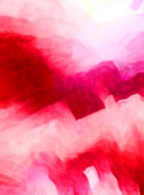 Soyut suluboya sanat eserleri. Fırça boyalı dijital resim. Renkli yaratıcı suluboya çizimi.