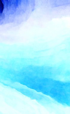 Soyut suluboya sanat eserleri. Fırça boyalı dijital resim. Renkli yaratıcı suluboya çizimi.