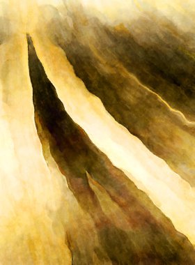 Soyut suluboya sanat eserleri. Fırça boyalı dijital resim. Renkli yaratıcı suluboya çizimi.