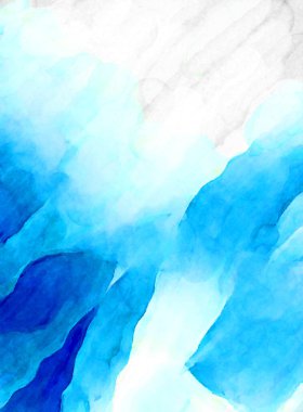 Soyut suluboya sanat eserleri. Fırça boyalı dijital resim. Renkli yaratıcı suluboya çizimi.