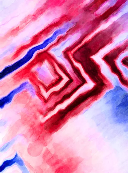 Expressief Abstract Aquarel Kunstwerk Borstel Geschilderd Digitale Kunst Schilderen Kleurrijke — Stockfoto