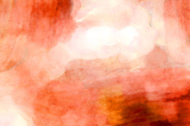 Soyut suluboya sanat eserleri. Fırça boyalı dijital resim. Renkli yaratıcı suluboya çizimi.