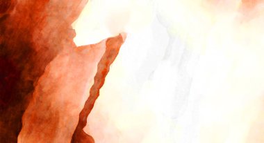 Soyut suluboya sanat eserleri. Fırça boyalı dijital resim. Renkli yaratıcı suluboya çizimi.