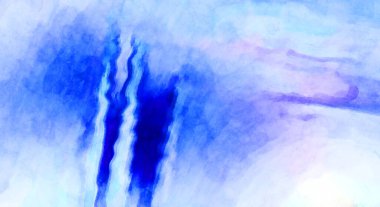 Soyut suluboya sanat eserleri. Fırça boyalı dijital resim. Renkli yaratıcı suluboya çizimi.