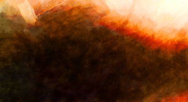 Soyut suluboya sanat eserleri. Fırça boyalı dijital resim. Renkli yaratıcı suluboya çizimi.