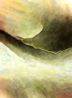 Soyut suluboya sanat eserleri. Fırça boyalı dijital resim. Renkli yaratıcı suluboya çizimi.