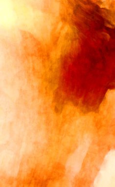 Soyut suluboya sanat eserleri. Fırça boyalı dijital resim. Renkli yaratıcı suluboya çizimi.