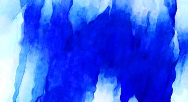 Soyut suluboya sanat eserleri. Fırça boyalı dijital resim. Renkli yaratıcı suluboya çizimi.