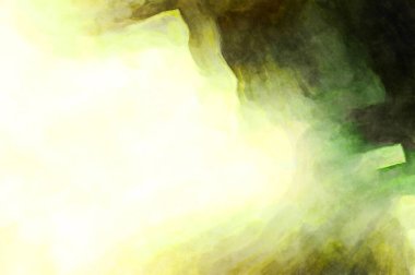 Soyut suluboya sanat eserleri. Fırça boyalı dijital resim. Renkli yaratıcı suluboya çizimi.