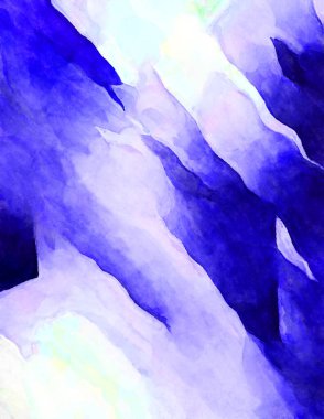 Soyut suluboya sanat eserleri. Fırça boyalı dijital resim. Renkli yaratıcı suluboya çizimi.