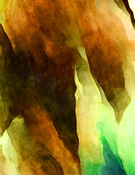 Soyut suluboya sanat eserleri. Fırça boyalı dijital resim. Renkli yaratıcı suluboya çizimi.