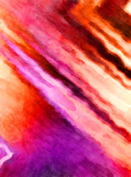 Expressive Abstract Watercolor Artwork Brush Painted Digital Art Painting Colorful — Stock Photo, Image