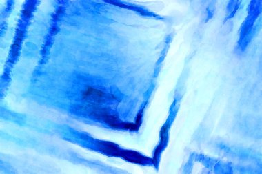 Soyut suluboya sanat eserleri. Fırça boyalı dijital resim. Renkli yaratıcı suluboya çizimi.